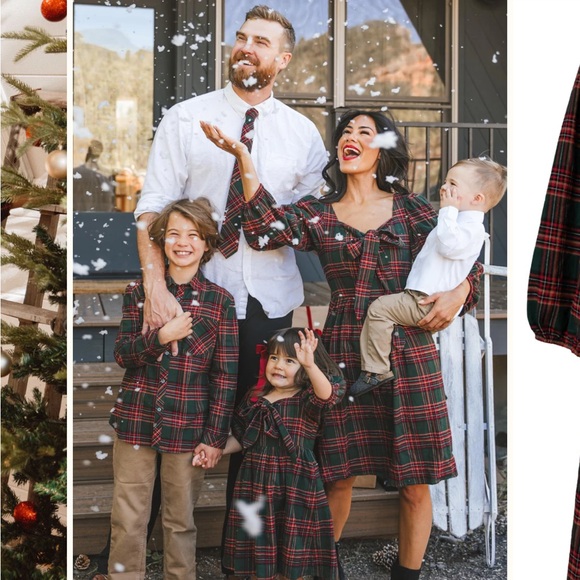 FLASH PRICE DROP 🎄Margo short dress in Green Plaid by Ivy City Co - Picture 13 of 14